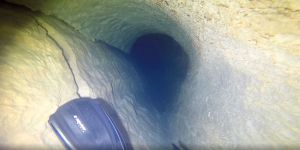 , Sucha diera ponor v I. sifone do hlbky -21,6m pod hladinou