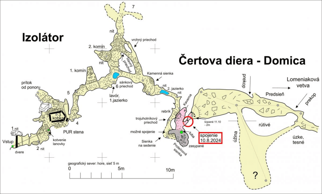 , Izolátor &#8211; Čertova &#8211; Domica 10.8.2024