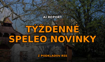Súhrn speleo noviniek za 12. týždeň roku 2026