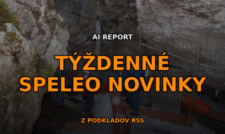 Súhrn speleo noviniek za 14. týždeň roku 2026
