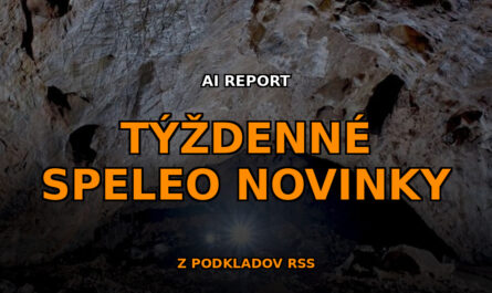 Súhrn speleo noviniek za 17. týždeň roku 2026