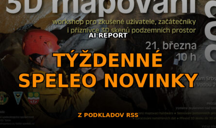Súhrn speleo noviniek za 20. týždeň roku 2026
