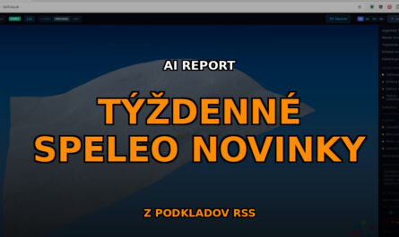 , S&uacute;hrn speleo noviniek za 19. t&yacute;ždeň roku 2026