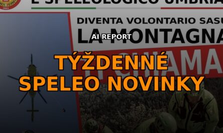 Súhrn speleo noviniek (43. týždeň 2026)